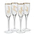  Holiday Words Flutes, AC-Abbott Collection, Putti Fine Furnishings