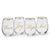  Holiday Words Stemless Goblets, AC-Abbott Collection, Putti Fine Furnishings