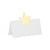 Folding Gold Star Place Cards -  Party Supplies - AC-Abbott Collection - Putti Fine Furnishings Toronto Canada
