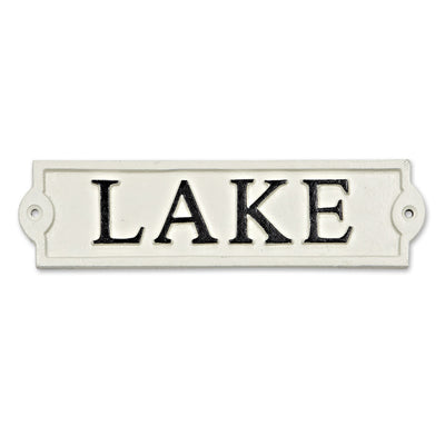 Lake Wall Sign