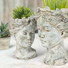 Woman Head Planter - Small, AC-Abbot Collection, Putti Fine Furnishings