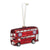 London Bus Glass Ornament -  Christmas - AC-Abbott Collection - Putti Fine Furnishings Toronto Canada