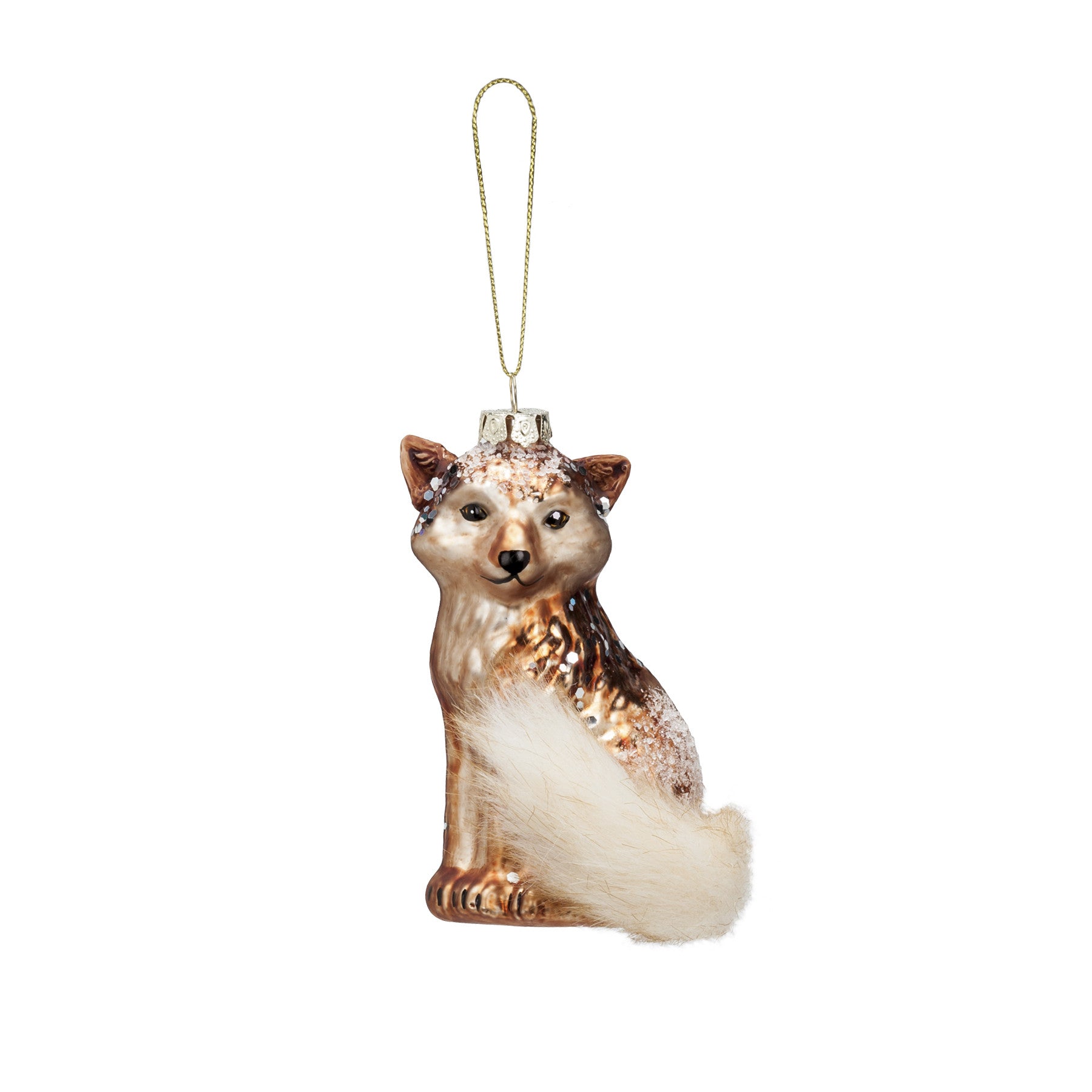  Fox with Tail Ornament, AC-Abbott Collection, Putti Fine Furnishings
