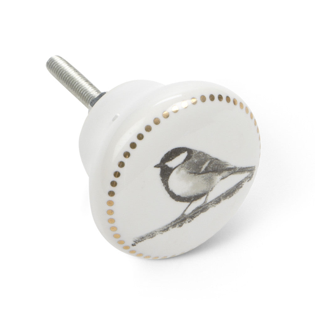  Bird Drawer Knob with Dots, AC-Abbott Collection, Putti Fine Furnishings