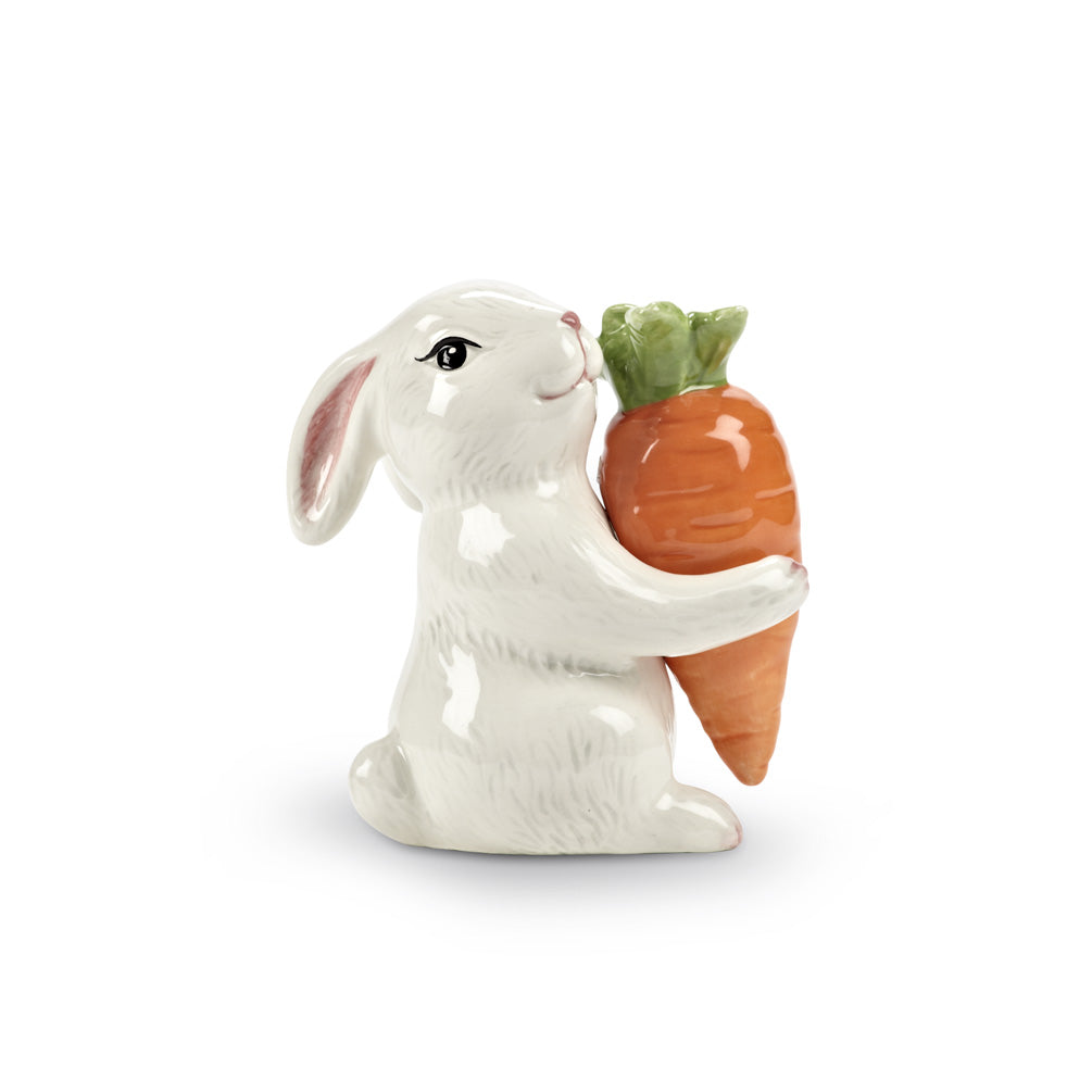  Bunny & Carrot Salt & Pepper, AC-Abbott Collection, Putti Fine Furnishings