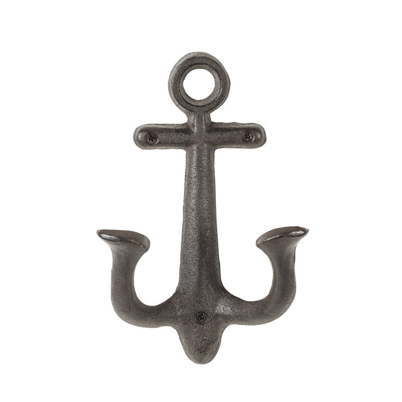 Large Anchor Wall Hook - Black-Accessories-AC-Abbott Collection-Putti Fine Furnishings