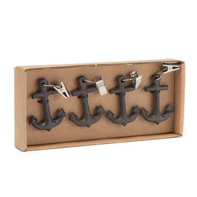 Set of 4 Anchor Tablecloth Weights, AC-Abbott Collection, Putti Fine Furnishings