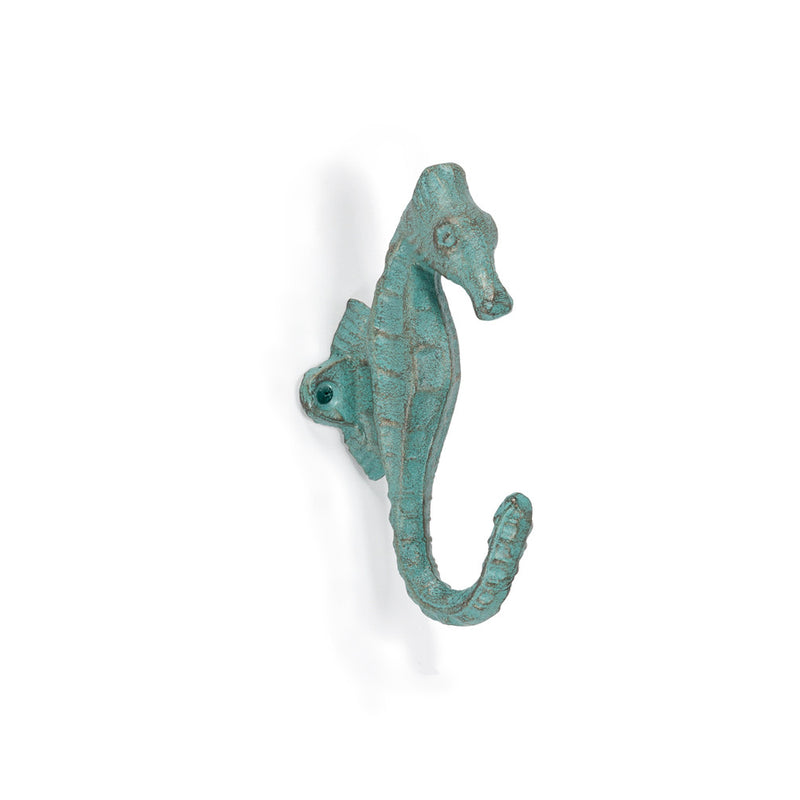 Seahorse Wall Hook - Verdigris -  Accessories - AC-Abbott Collection - Putti Fine Furnishings Toronto Canada