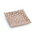 Small Square Plate with Dots - Pink