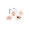 Rose Gold Snowflake Place Card Holder Ornaments -  Christmas - AC-Abbott Collection - Putti Fine Furnishings Toronto Canada - 3
