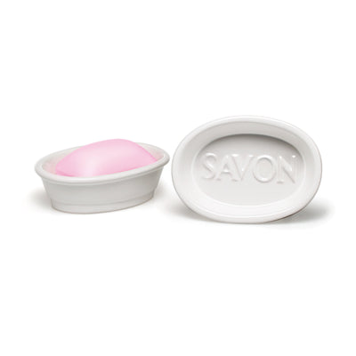 Oval  "Savon" Soap Dish -  Bathroom Accessories - AC-Abbott Collection - Putti Fine Furnishings Toronto Canada