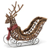 Large Vine Reindeer Sleigh