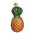 Old World Pineapple Glass Ornament