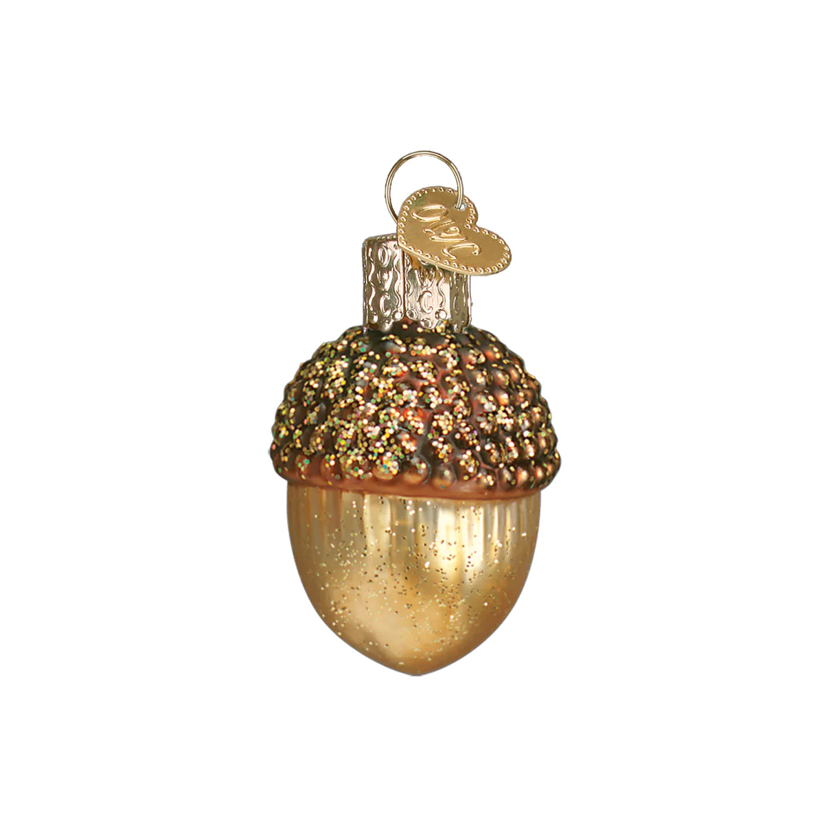 Old World Christmas Small Acorn Glass Ornament  | Putti Christmas Canada 