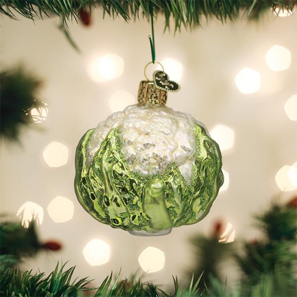 Old World Christmas Cauliflower Glass Ornament | Putti Christmas 