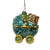 Blue Baby Carriage Glass Ornament