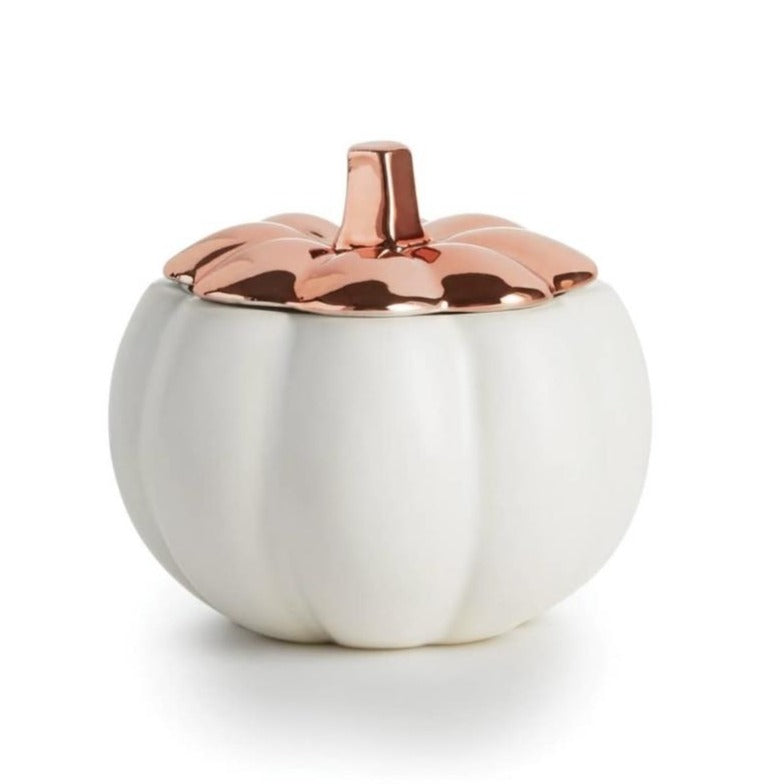 Illume "Heritage Pumpkin" Ceramic Pumpkin Jar Candle | Putti Fine Furnishings 