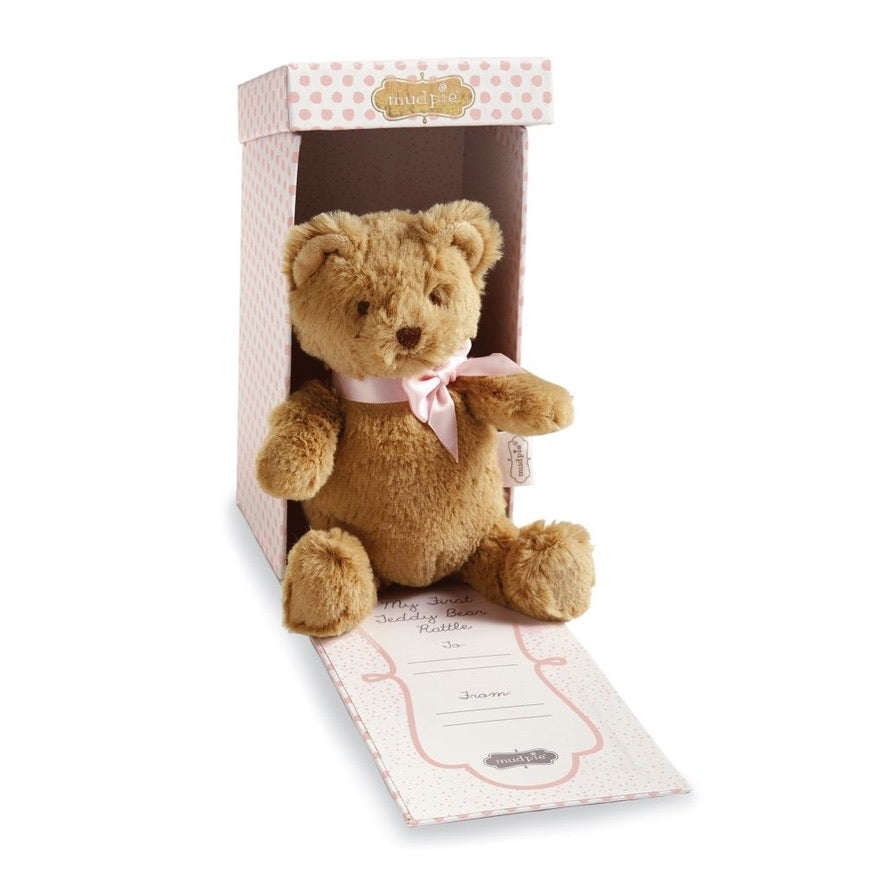 "My First Teddy" Rattle - Pink