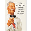 Nobleworks "Working from home" Pandemic Greeting Card | Putti Celebrations