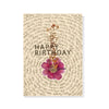 Fireweed Birthday Script Greeting Card | Putti Celebrations