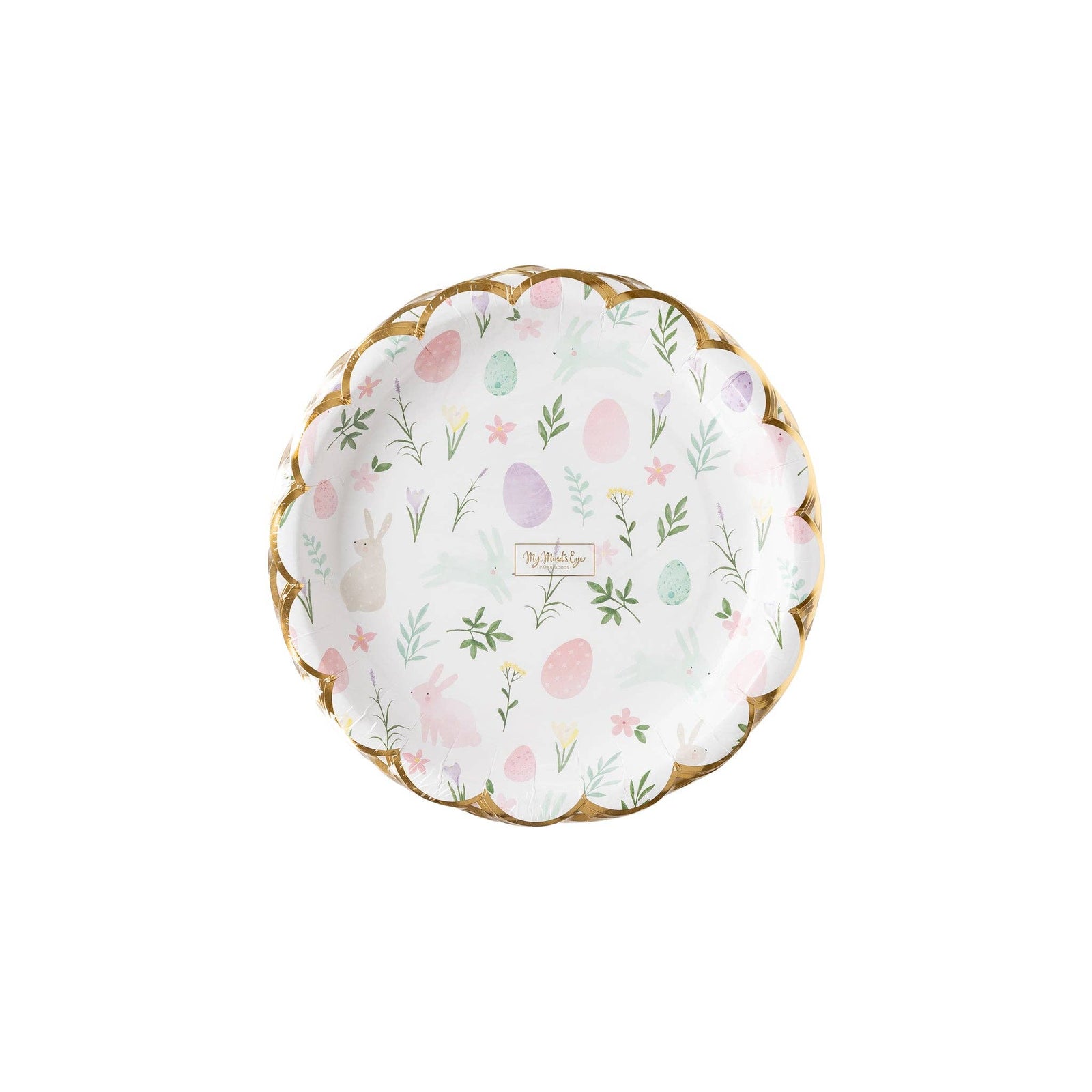 Watercolor Scatter Round Paper Plates