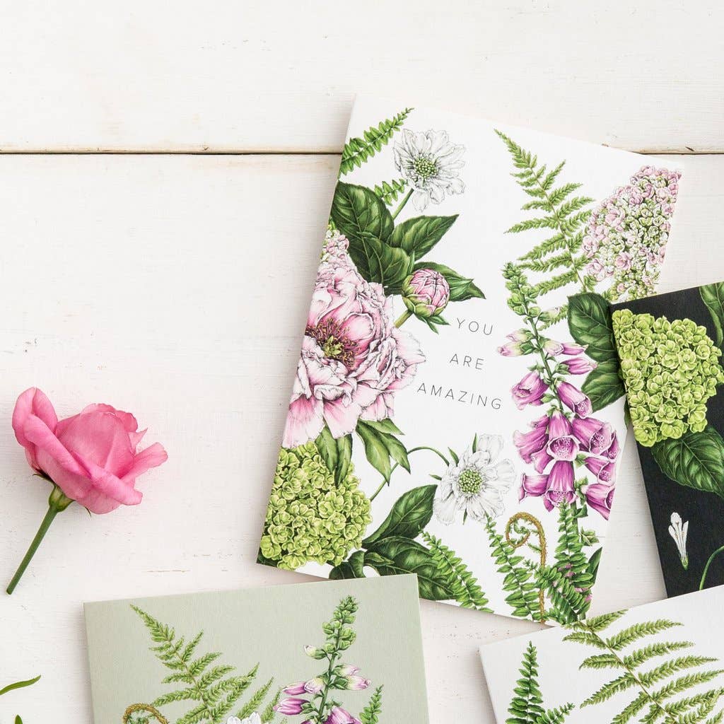 Summer Garden "You are Amazing" Greeting Card
