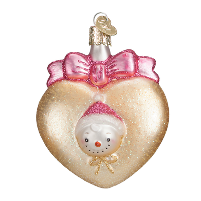 Old World Christmas Baby's First Glass Ornament - Pink Christmas Decorations - Old World Christmas - Putti Fine Furnishings Toronto Canada - 5