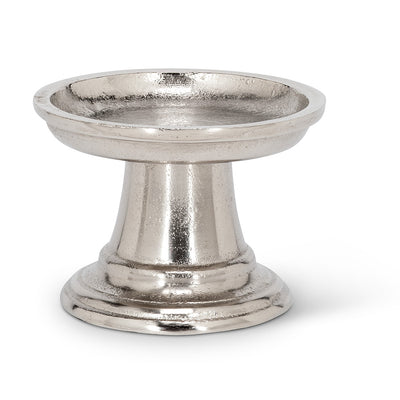 Small Chunky Aluminum Pillar Holder - Putti Fine furnishings Canada