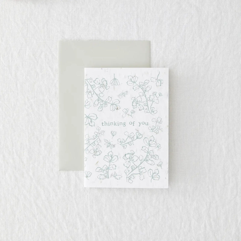 "Thinking of You" Plantable Seed Card