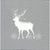  Francoise Paviot "Stag" Dinner Napkin - Silver, FP-Francoise Paviot, Putti Fine Furnishings