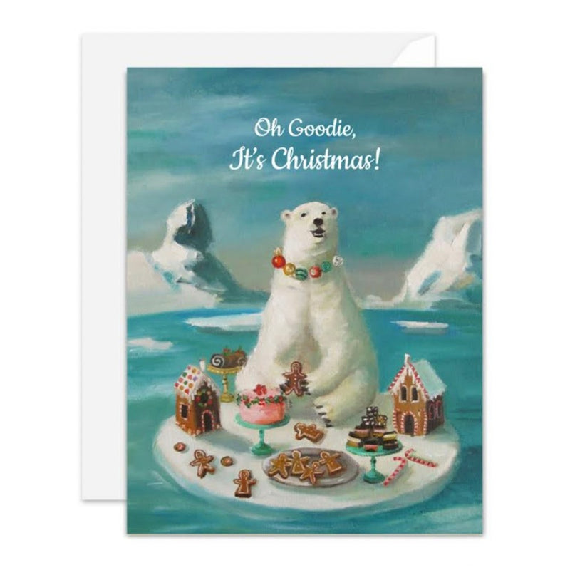 Janet Hill Goodie Bear Boxed Christmas Cards | Putti Christmas Canada 