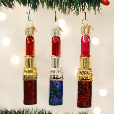Old Word Christmas Lipstick Ornament, OWC-Old World Christmas, Putti Fine Furnishings
