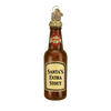 Old World Christmas Santa's Beer Bottle Glass Christmas Ornament - Santas Extra Stout Christmas - Old World Christmas - Putti Fine Furnishings Toronto Canada - 3