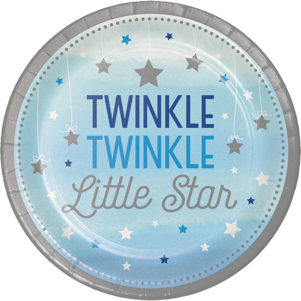  Twinkle Twinkle Little Star - Small Paper Plates, CC-Creative Converting, Putti Fine Furnishings