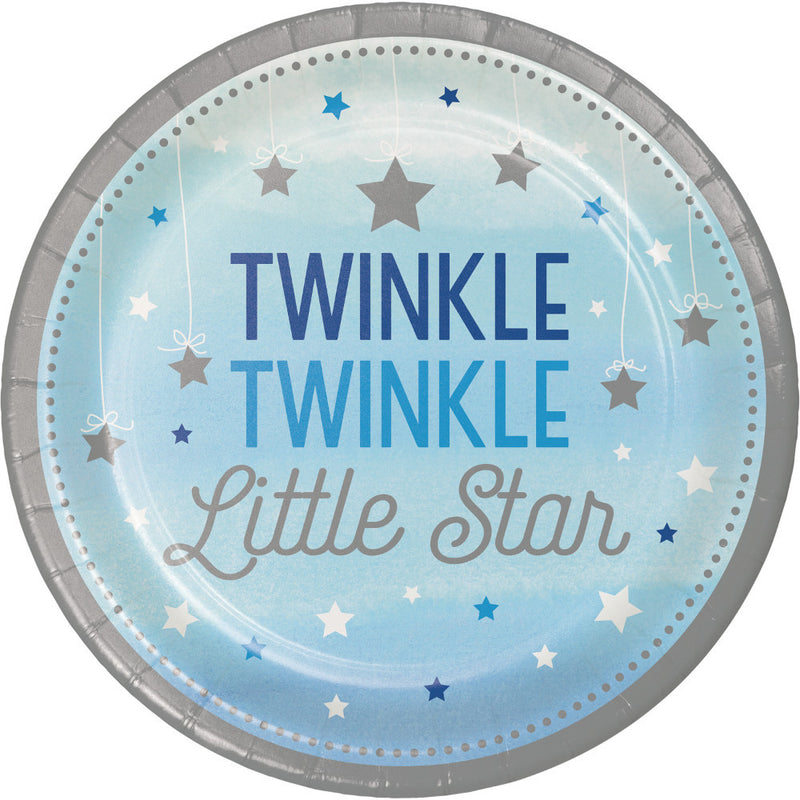  Twinkle Twinkle Little Star - Small Paper Plates, CC-Creative Converting, Putti Fine Furnishings