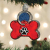 Old World Christmas Dog Tag Ornament | Putti Decorations Canada
