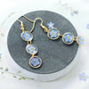 Allie and Posie Amalia Forget-Me-Nots Earrings - Gold | Putti Fine Fashions