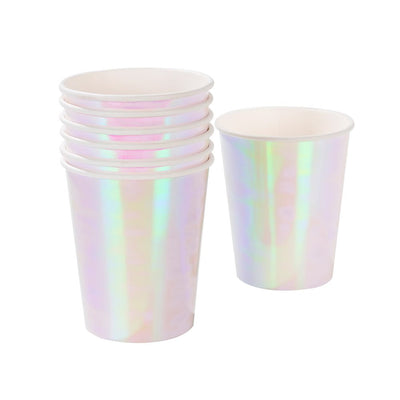 Arriving Soon! "We Heart Pastel" Iridescent Paper Cups -  Party Decorations - Talking Tables - Putti Fine Furnishings Toronto Canada - 1