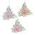 Kurt Adler Boho Chic Pink Lilac  Rose Ornament