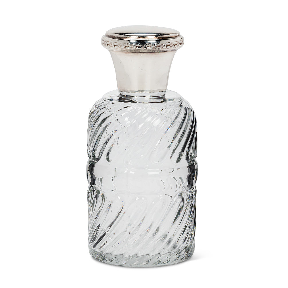  Round Spiral Bottle with Lid, AC-Abbott Collection, Putti Fine Furnishings