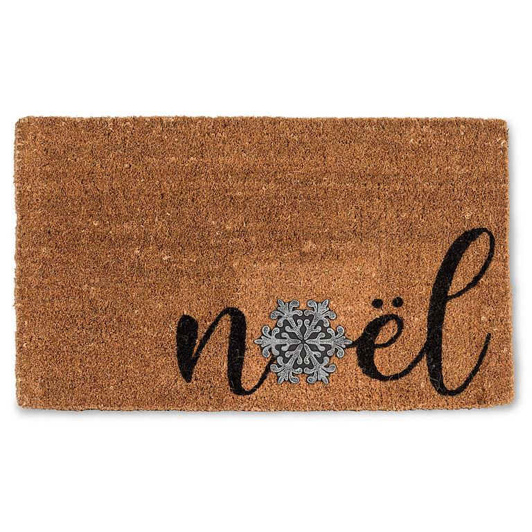 Noel with Snowflake Doormat