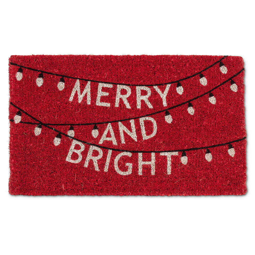 “Merry & Bright” Doormat | Putti Christmas Canada 