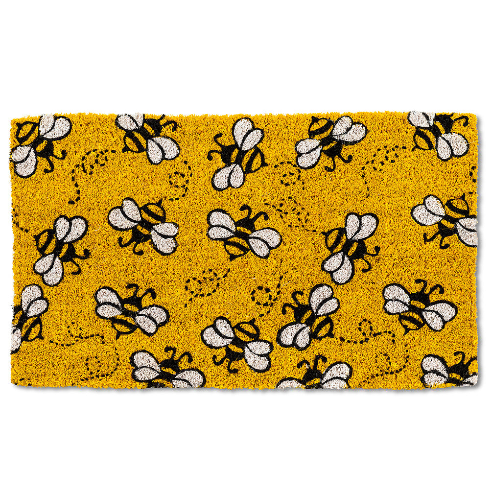 All Over Flying Bee Doormat | Putti Fine Furnishings Toronto Canada