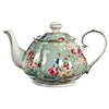 Shabby Rose Green Teapot | Putti Fine Furnishings Canada