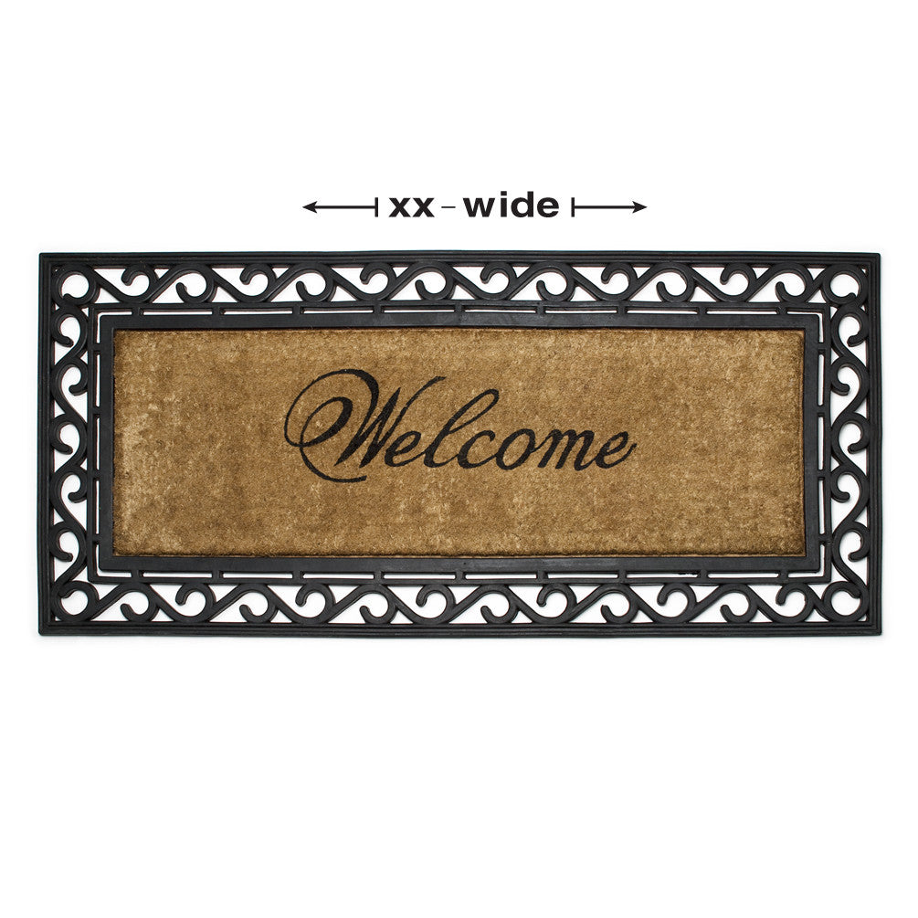  Welcome Double Doormat - Extra Large, AC-Abbott Collection, Putti Fine Furnishings