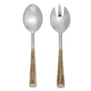 Rattan Handle Salad Servers | Putti Fine Furnishings
