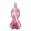 Old World Christmas Pink Ribbon With Roses Ornament