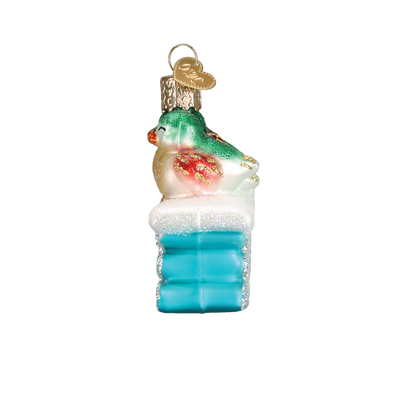 Old Word Christmas Peace Glass Ornament, OWC-Old World Christmas, Putti Fine Furnishings