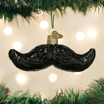 Old World Christmas Mustache Glass Ornament | Putti Christmas Canada