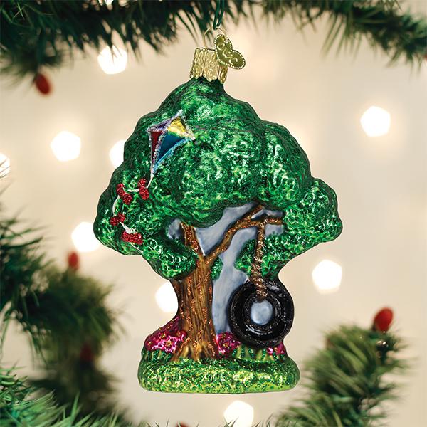 Old World Christmas Tire Swing Ornament | Putti Christmas Decorations